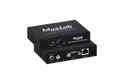 Приемник или Передатчик Audio/RS232/IR over IP с PoE MuxLab 500755
