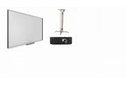Интерактивная доска SBM787V с проектором EXD201 и креплением DSM-2L