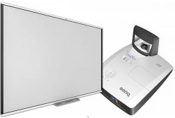Интерактивный комплект: доска SMART Board SBM787V и проектор BenQ MW855UST+